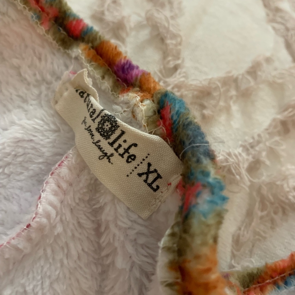 Natural Life Fleece Onesie Pajamas xl- fun, cozy, colorful - Picture 9 of 10